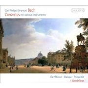 Jan De Winne, Marcel Ponseele, Emmanuel Balssa, Il Gardellino, Carl Philipp Emanuel Bach - C.P.E.Bach - Concertos for various instruments (CD album scan)