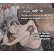 André De Groote, Viviane Spanoghe, Yuzuko Horigome, Johannes Brahms - Brahms Johannes - Cello en viool sonates (CD album scan)