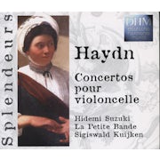 Hidemi Suzuki, Joseph Haydn, Sigiswald Kuijken, Ryo Terakado, La Petite Bande - Haydn Joseph. Cello concertos - Sinfonia concertante (CD album scan)