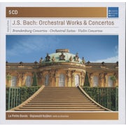 La Petite Bande, Sigiswald Kuijken, Barthold Kuijken, Wieland Kuijken, Robert Kohnen - Bach Johann Sebastian - Orchestral works & Concertos (CD compilatie scan)