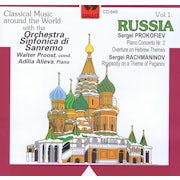 Orchestra Sinfonica di San Remo, Adilia  Alieva, Sergei Rachmaninov, Sergei Prokofiev, Walter Proost - Classical Music around the world vol. 1: Russia (CD album scan)