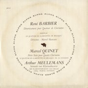Alpha DB 60 - Marcel Quinet, Arthur Meulemans, René Barbier (Vinyl LP album scan)