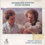 Daniel Blumenthal & Robert Groslot, Jacqueline Fontyn - Fontyn Jaqueline - Piano Works (CD album scan)
