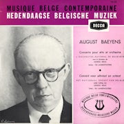 Decca 143.335: August Baeyens - Concert voor altviool en orkest (Vinyl 10'' album scan)