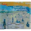 Edouard Lalo. The complete concertos for Violin-Cello-Piano and orchestra