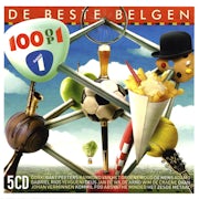 Diverse uitvoerders - 100 op 1 - De Beste Belgen (CD compilatie scan)