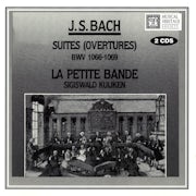 La Petite Bande, Johann Sebastian Bach, Sigiswald Kuijken - J.S. Bach - Suites (Overtures) (CD album scan)