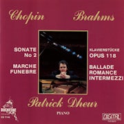 Patrick Dheur, Frédéric Chopin, Johannes Brahms - Chopin / Brahms (CD album scan)