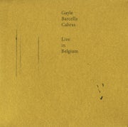 Gayle Barcella Cabras - Live in Belgium (CD album scan)
