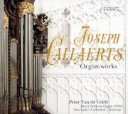 Peter Van de Velde - Joseph Callaerts - Organ works (CD album scan)