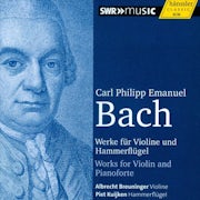 Piet Kuijken, Albrecht Breuninger - CPE Bach - Werke für Violine und Hammerflügel (CD album scan)