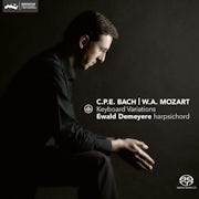 C.P.E. Bach - Mozart: Keyboard variations (CD album scan)