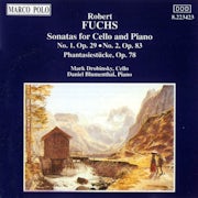 Mark Drobinsky, Daniel Blumenthal, Robert Fuchs - Robert Fuchs - Sonatas for Cello and Piano (CD album scan)