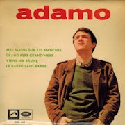 Salvatore Adamo - Mes mains sur tes hanches / Grand'pere, grand'mere (Vinyl 7'' EP scan)