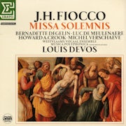 Westvlaams Vocaal Ensemble, Louis Devos, Musica Polyphonica - J.H. Fiocco - Missa Solemnis (Vinyl LP album scan)